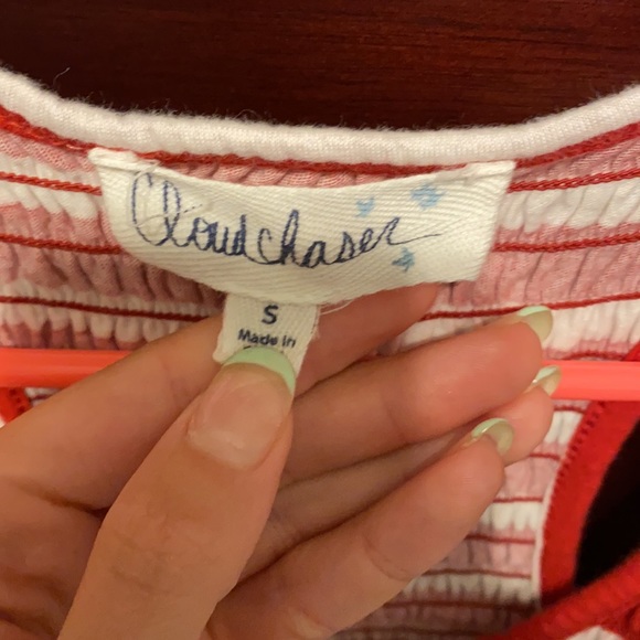 Red and White Stripe Tank - Picture 3 of 3